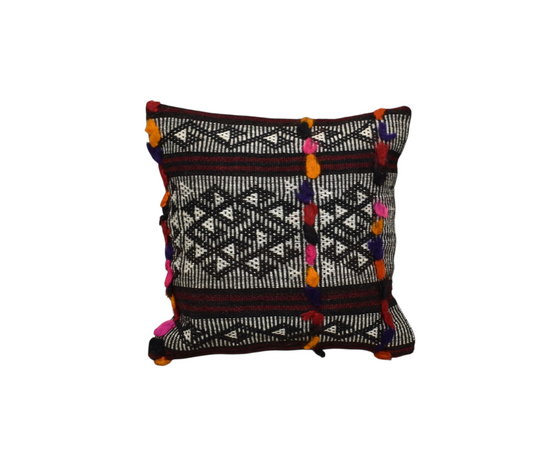 Yeni El Dokuma Dekoratif Kilim Kırlent Yastık Kılıfı 6478