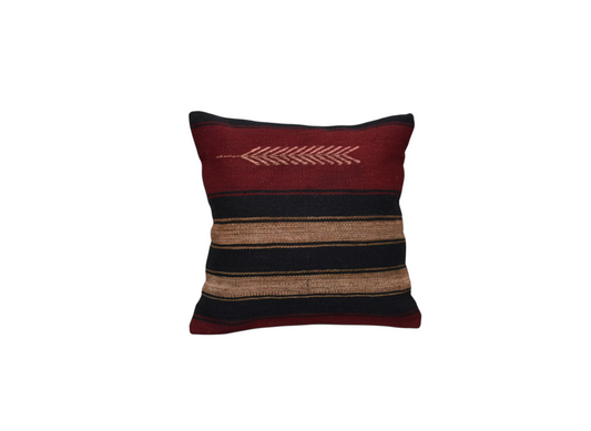 Yeni El Dokuma Dekoratif Kilim Kırlent Yastık Kılıfı 6479