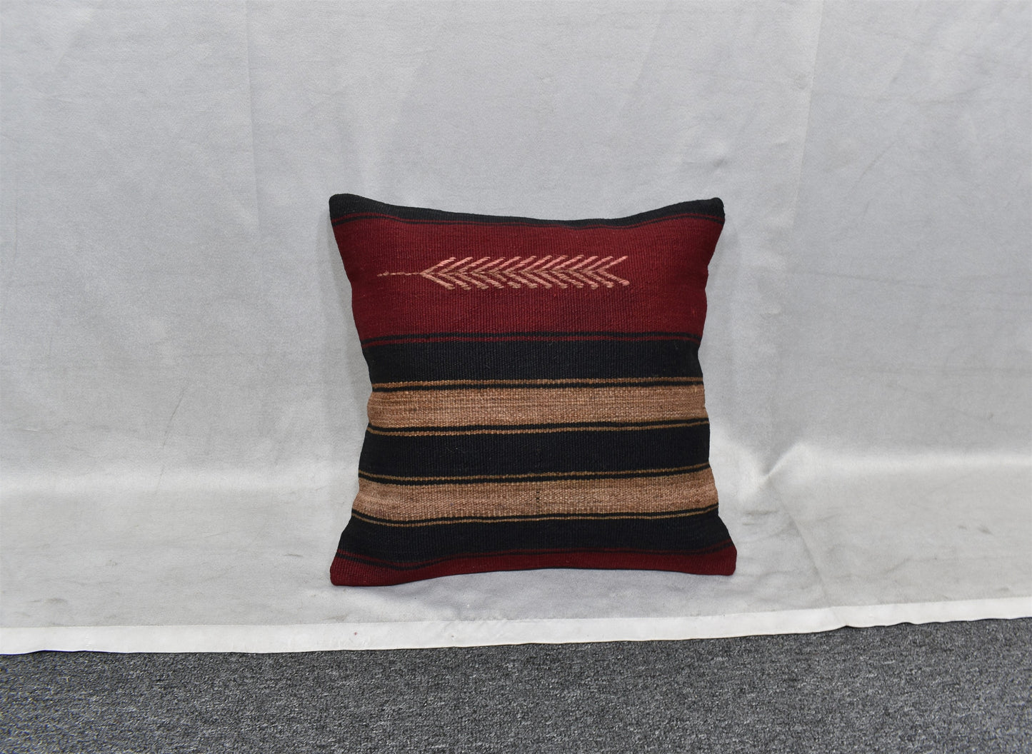 Yeni El Dokuma Dekoratif Kilim Kırlent Yastık Kılıfı 6479
