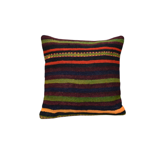 Yeni El Dokuma Dekoratif Kilim Kırlent Yastık Kılıfı 6482