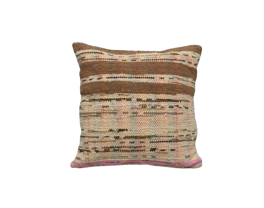 Yeni El Dokuma Dekoratif Kilim Kırlent Yastık Kılıfı 6484