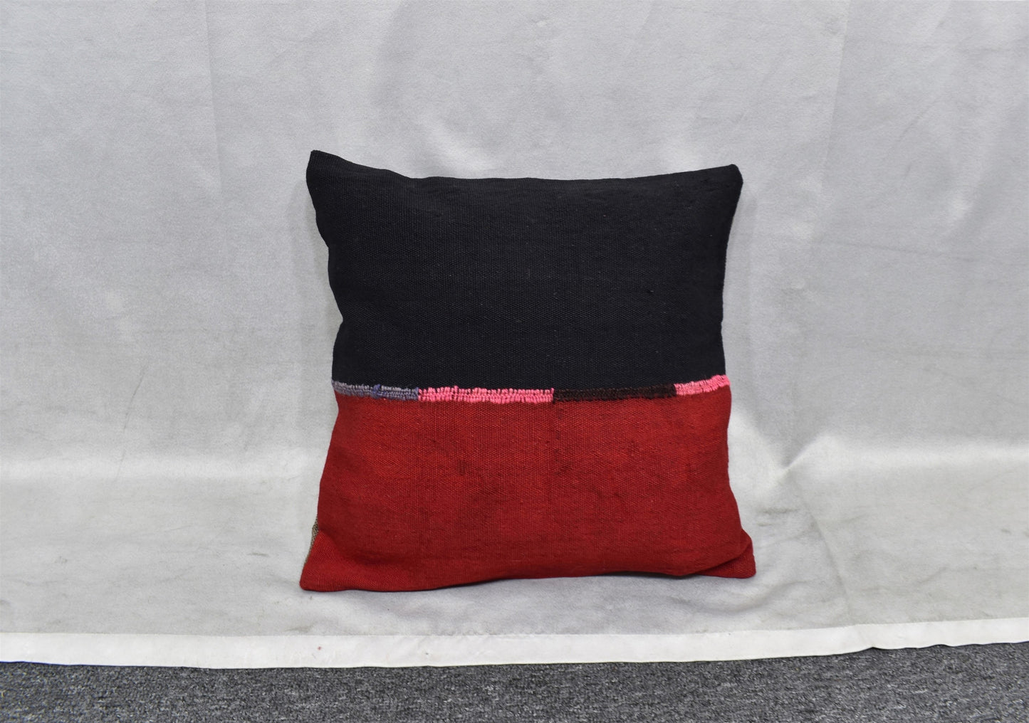 Yeni El Dokuma Dekoratif Kilim Kırlent Yastık Kılıfı 6485