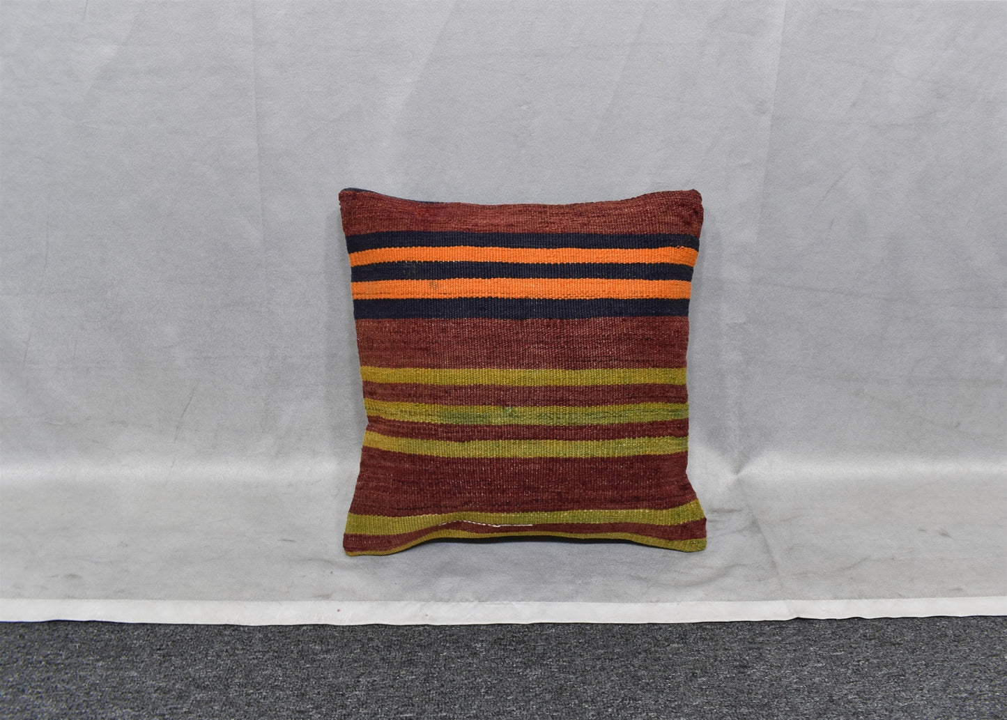 Yeni El Dokuma Dekoratif Kilim Kırlent Yastık Kılıfı 6487