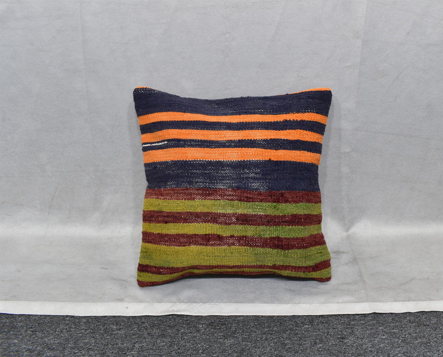 Yeni El Dokuma Dekoratif Kilim Kırlent Yastık Kılıfı 6496