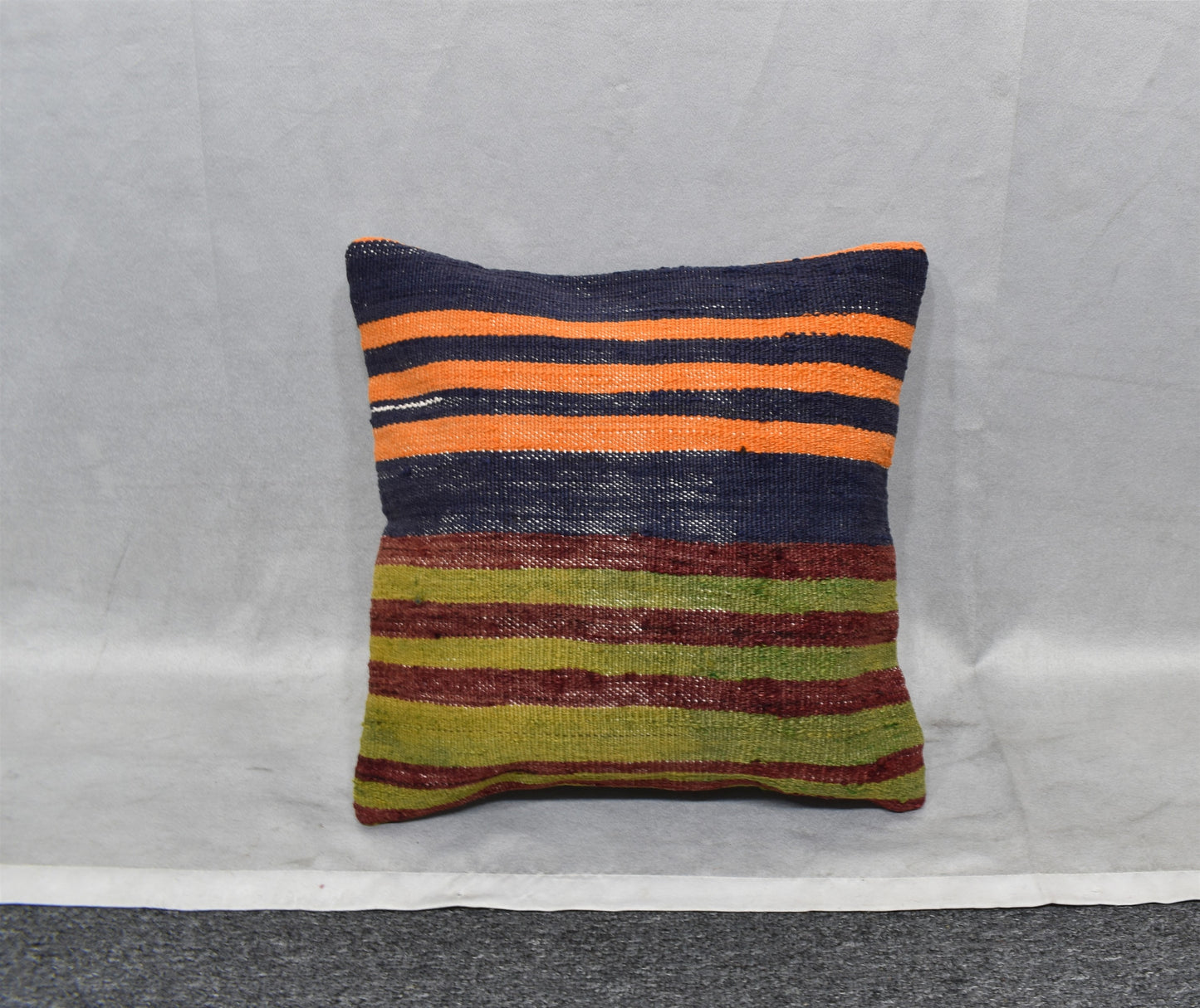 Yeni El Dokuma Dekoratif Kilim Kırlent Yastık Kılıfı 6496