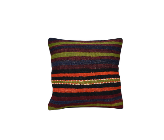 Yeni El Dokuma Dekoratif Kilim Kırlent Yastık Kılıfı 6500