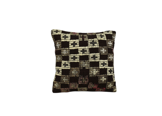 Yeni El Dokuma Dekoratif Kilim Kırlent Yastık Kılıfı 6504