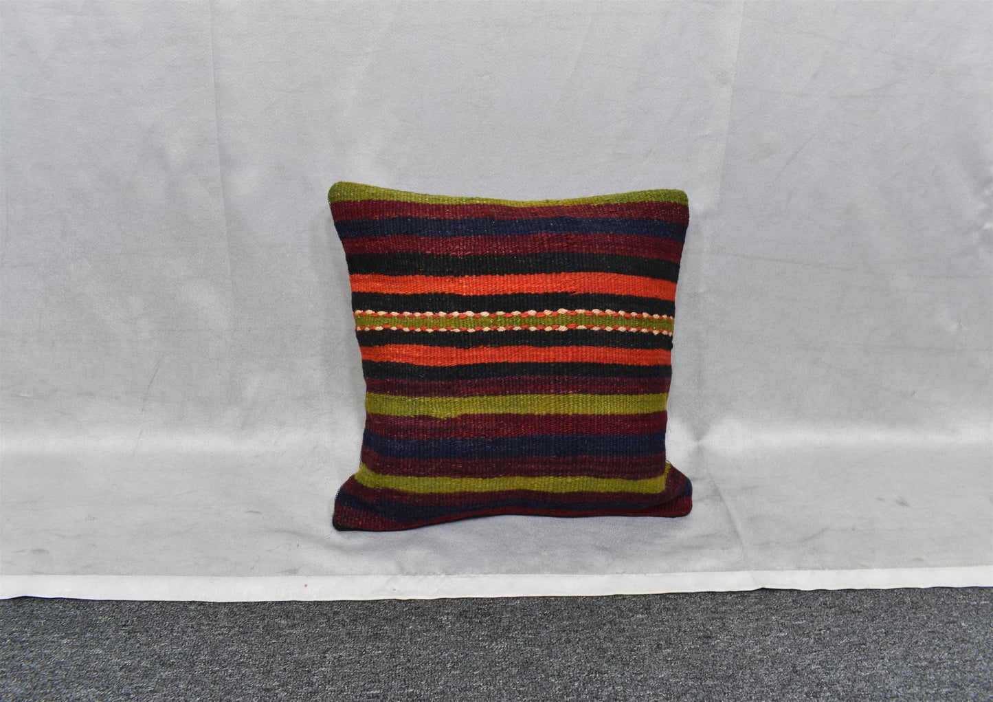 Yeni El Dokuma Dekoratif Kilim Kırlent Yastık Kılıfı 6509