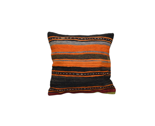 Yeni El Dokuma Dekoratif Kilim Kırlent Yastık Kılıfı 6513