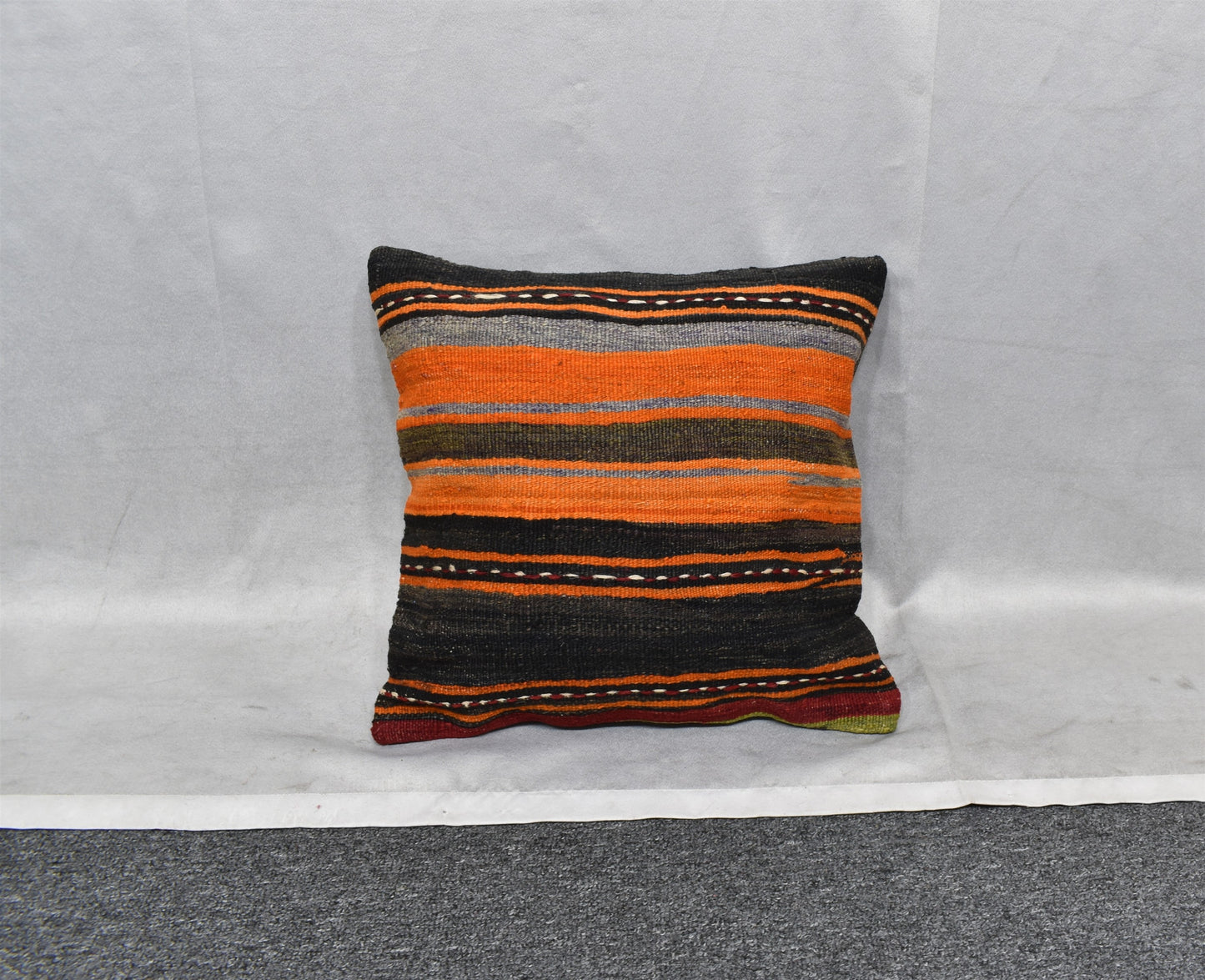 Yeni El Dokuma Dekoratif Kilim Kırlent Yastık Kılıfı 6513
