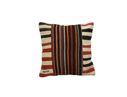 Yeni El Dokuma Patchwork Kırkyama Dekoratif Kilim Kırlent Yastık Kılıfı 6515