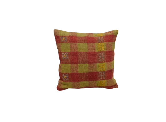 Yeni El Dokuma Dekoratif Kilim Kırlent Yastık Kılıfı 6520