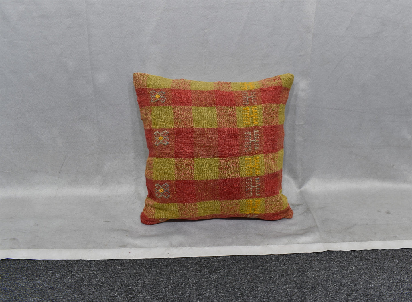 Yeni El Dokuma Dekoratif Kilim Kırlent Yastık Kılıfı 6520