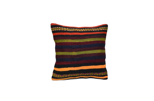 Yeni El Dokuma Dekoratif Kilim Kırlent Yastık Kılıfı 6524