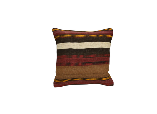 Yeni El Dokuma Dekoratif Kilim Kırlent Yastık Kılıfı 6531