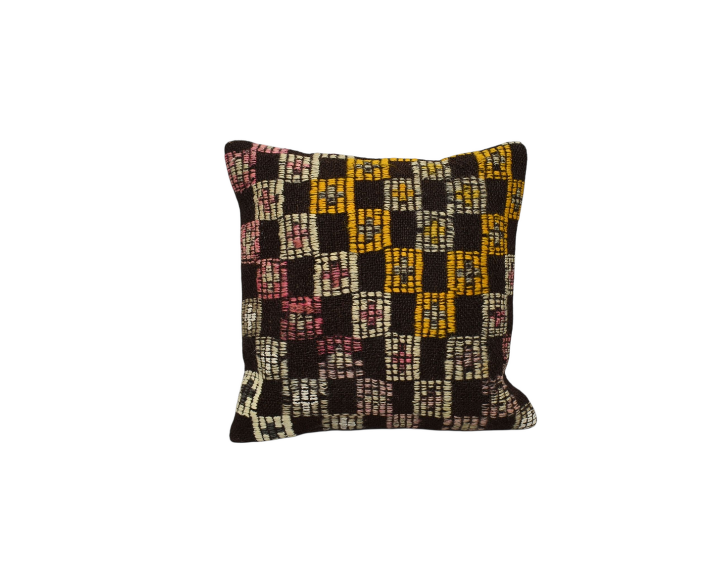 Yeni El Dokuma Dekoratif Kilim Kırlent Yastık Kılıfı 6533