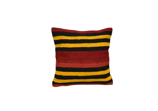 Yeni El Dokuma Dekoratif Kilim Kırlent Yastık Kılıfı 6536