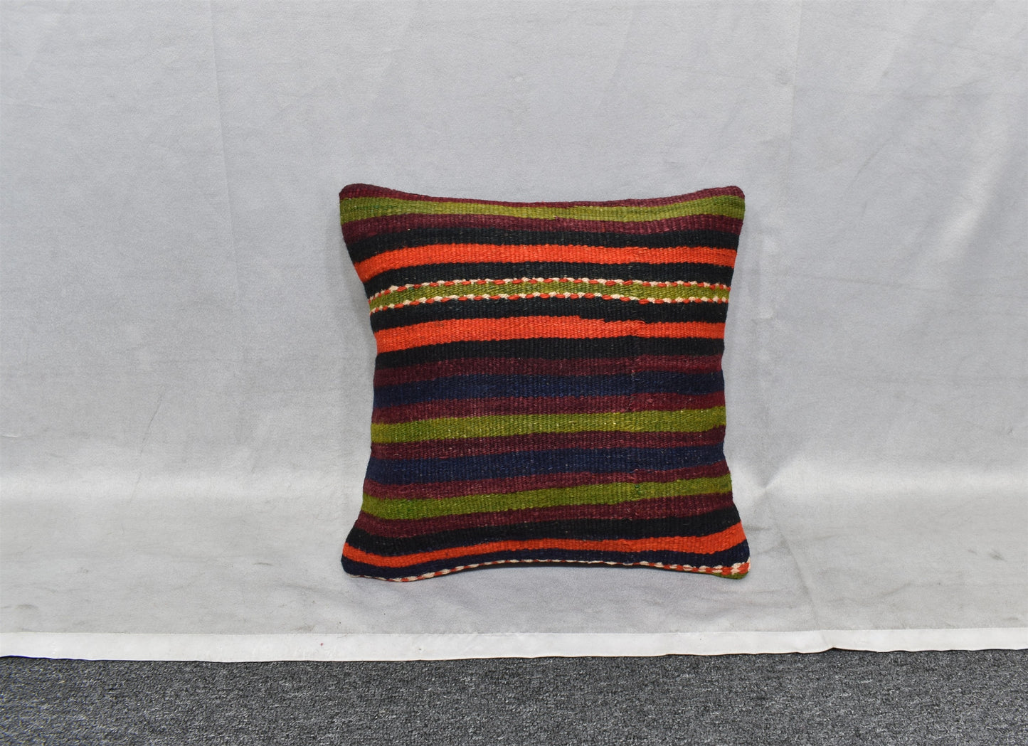 Yeni El Dokuma Dekoratif Kilim Kırlent Yastık Kılıfı 6543