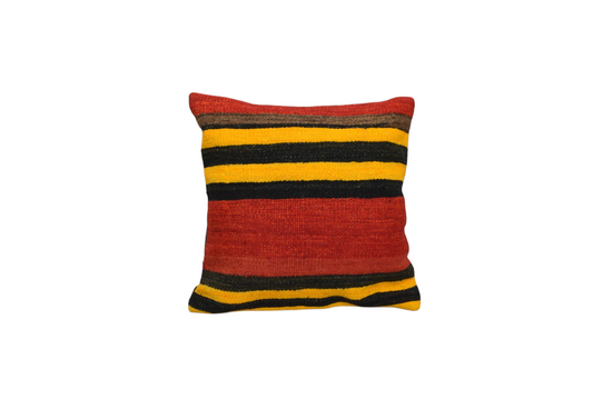 Yeni El Dokuma Dekoratif Kilim Kırlent Yastık Kılıfı 6546