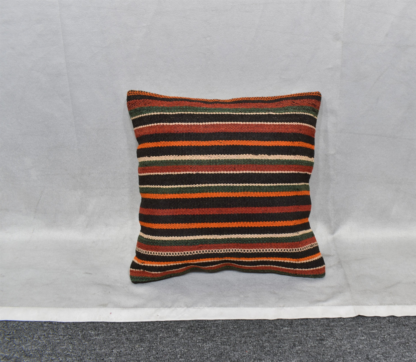 Yeni El Dokuma Dekoratif Kilim Kırlent Yastık Kılıfı 6547