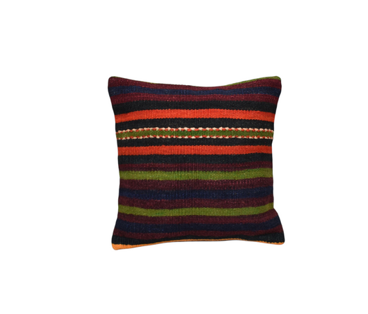 Yeni El Dokuma Dekoratif Kilim Kırlent Yastık Kılıfı 6548