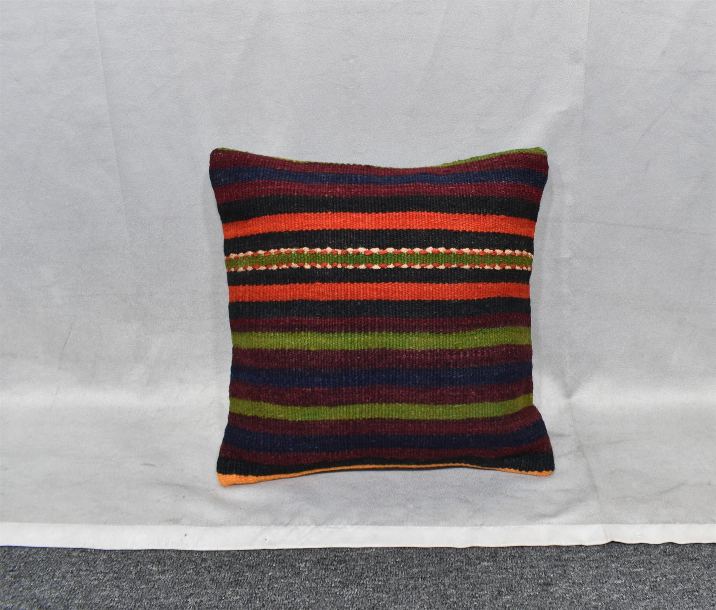 Yeni El Dokuma Dekoratif Kilim Kırlent Yastık Kılıfı 6548