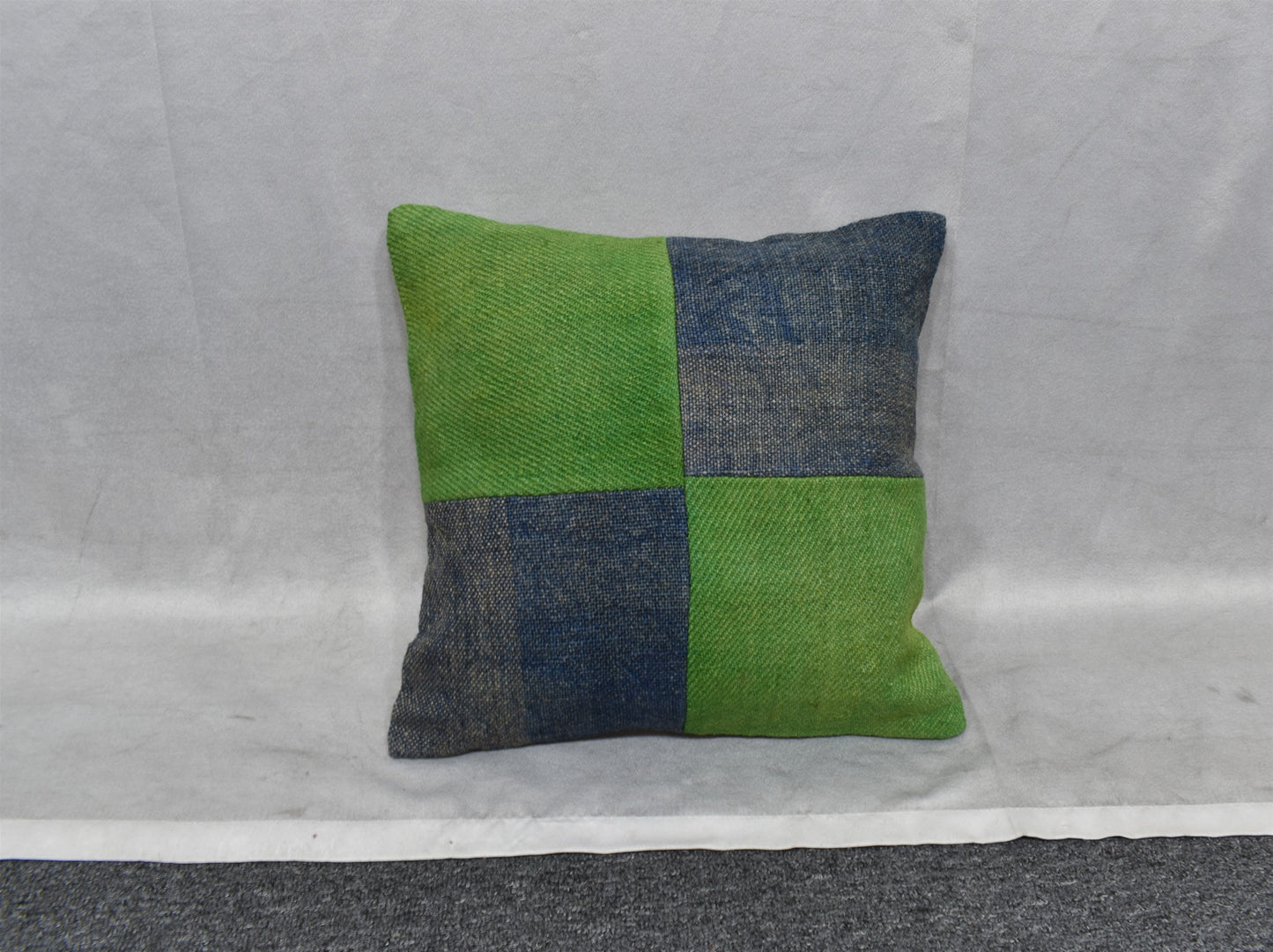 Yeni El Dokuma Patchwork Kırkyama Dekoratif Kilim Kırlent Yastık Kılıfı 6551