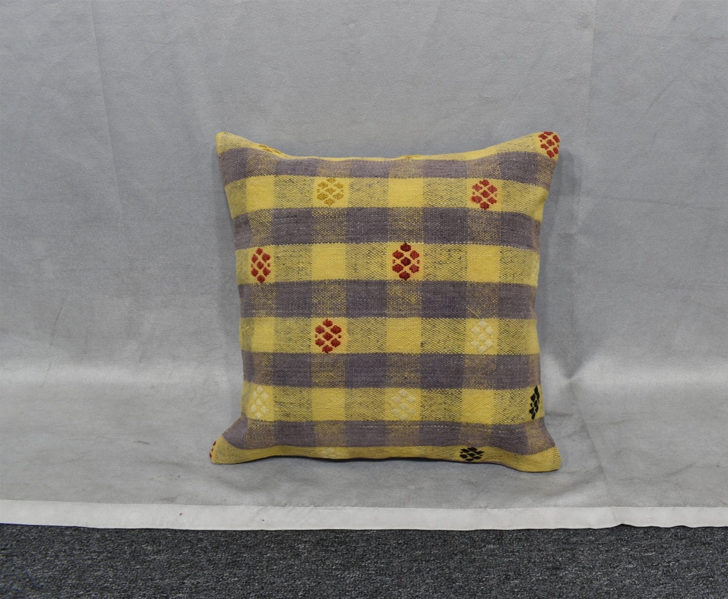 Yeni El Dokuma Dekoratif Kilim Kırlent Yastık Kılıfı 6561