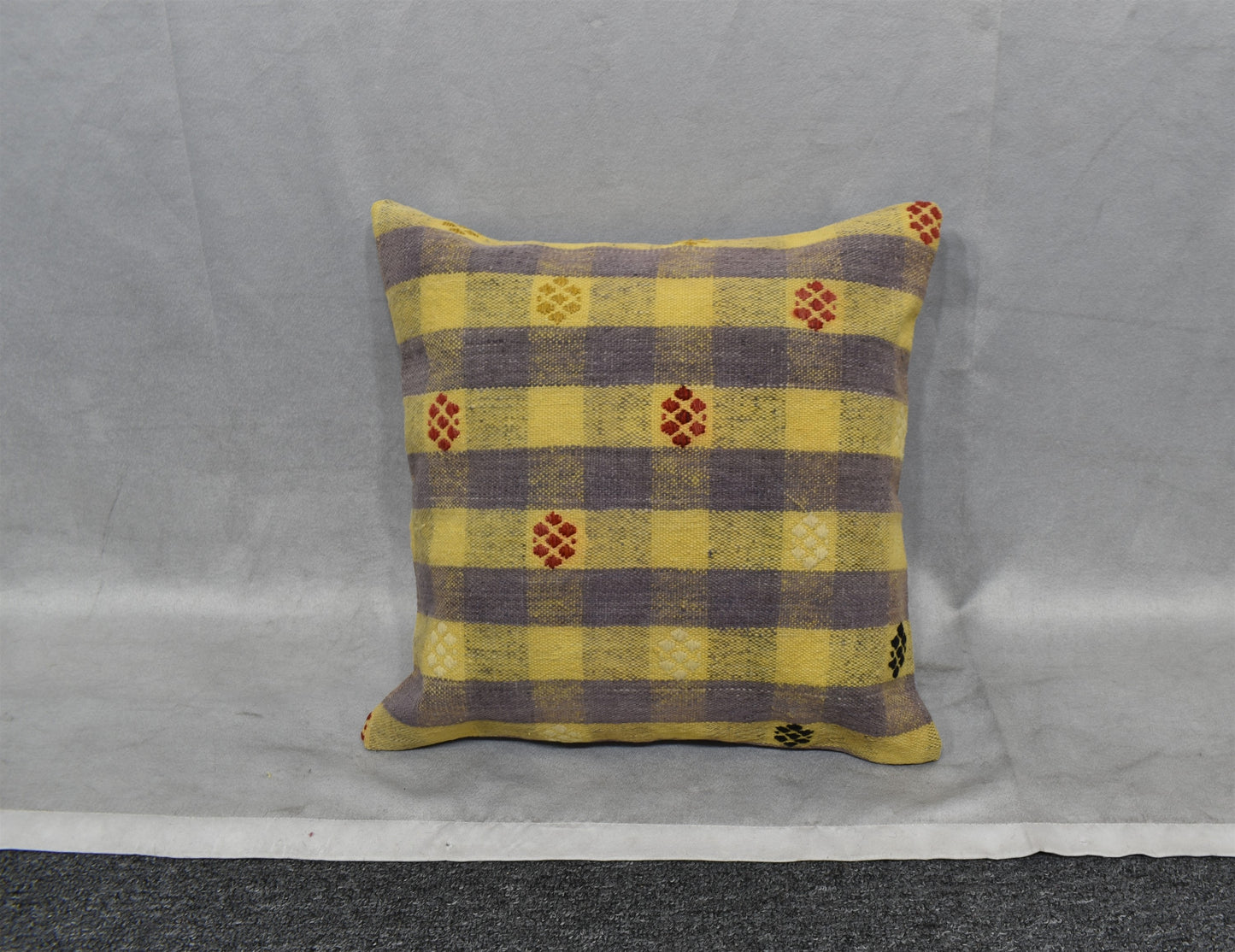 Yeni El Dokuma Dekoratif Kilim Kırlent Yastık Kılıfı 6561