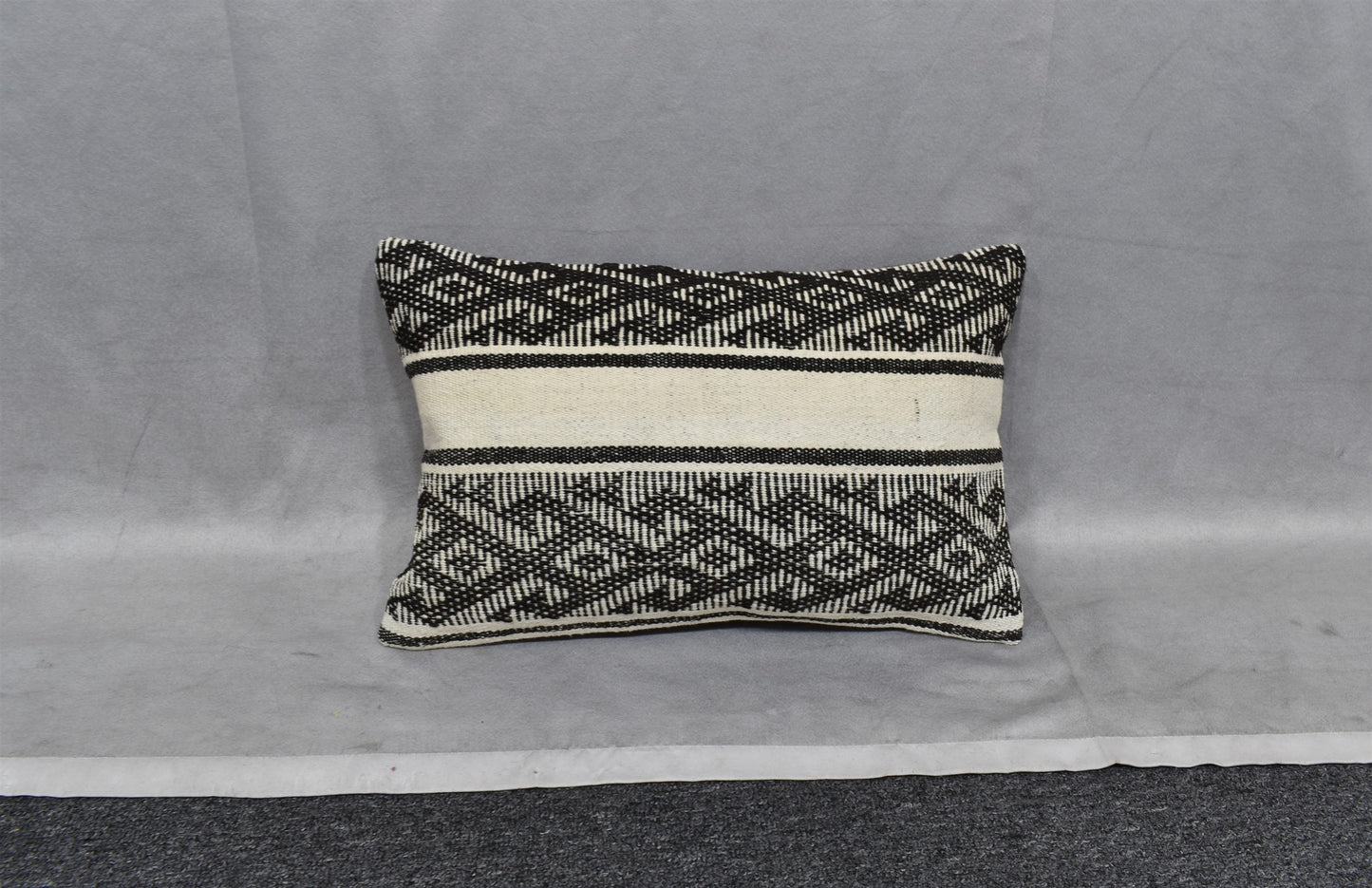 Yeni El Dokuma Dekoratif Lumbar Kilim Kırlent Yastık Kılıfı 6573