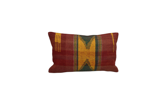 Yeni El Dokuma Dekoratif Lumbar Kilim Kırlent Yastık Kılıfı 6577