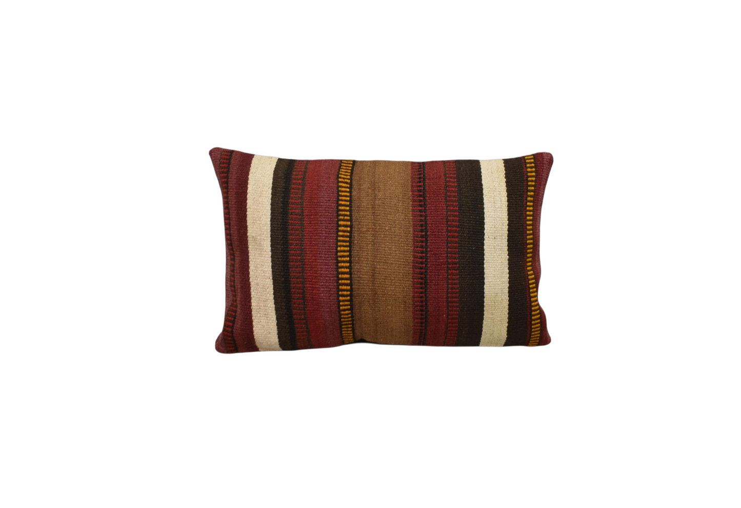 Yeni El Dokuma Dekoratif Lumbar Kilim Kırlent Yastık Kılıfı 6578