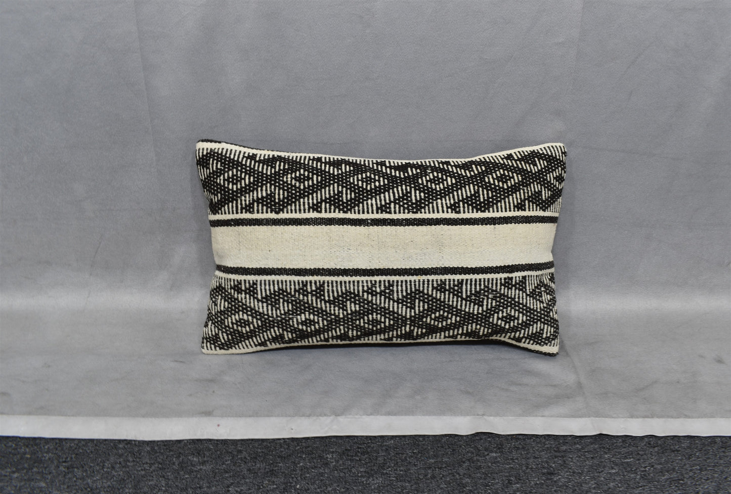 Yeni El Dokuma Dekoratif Lumbar Kilim Kırlent Yastık Kılıfı 6580