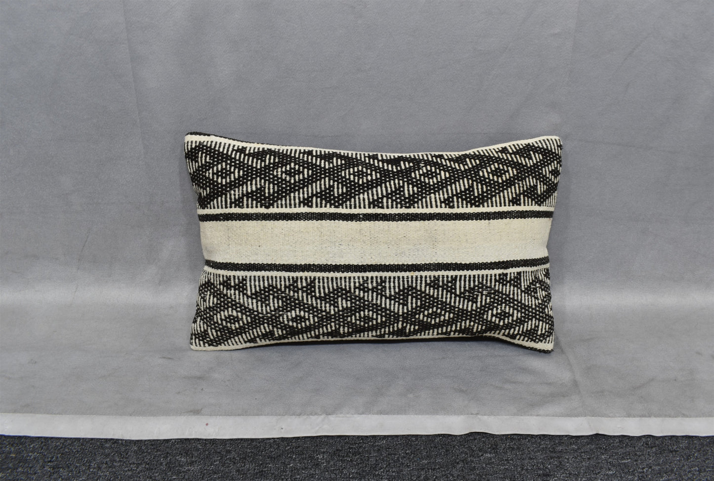 Yeni El Dokuma Dekoratif Lumbar Kilim Kırlent Yastık Kılıfı 6580