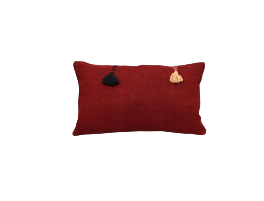 Yeni El Dokuma Dekoratif Lumbar Kilim Kırlent Yastık Kılıfı 6583