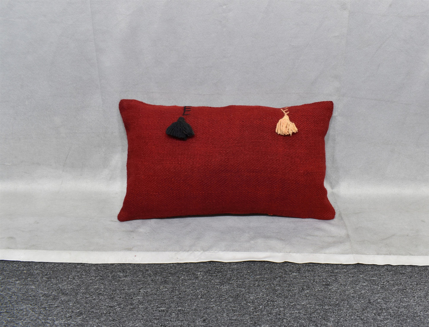 Yeni El Dokuma Dekoratif Lumbar Kilim Kırlent Yastık Kılıfı 6583
