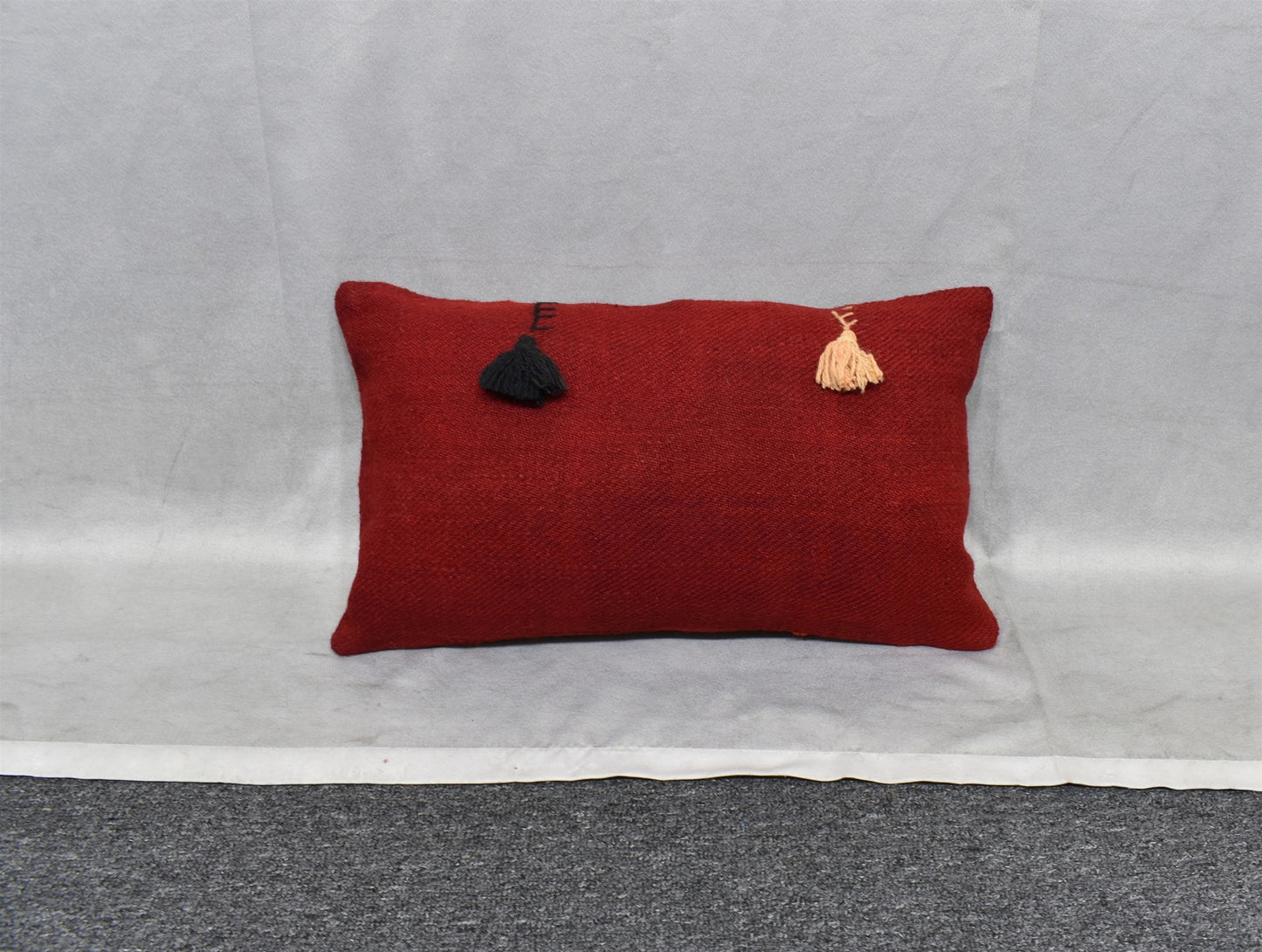 Yeni El Dokuma Dekoratif Lumbar Kilim Kırlent Yastık Kılıfı 6583