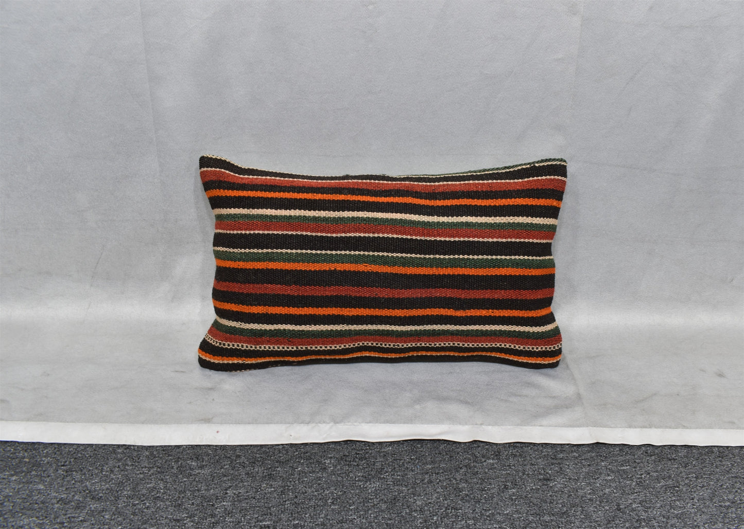 Yeni El Dokuma Dekoratif Lumbar Kilim Kırlent Yastık Kılıfı 6584