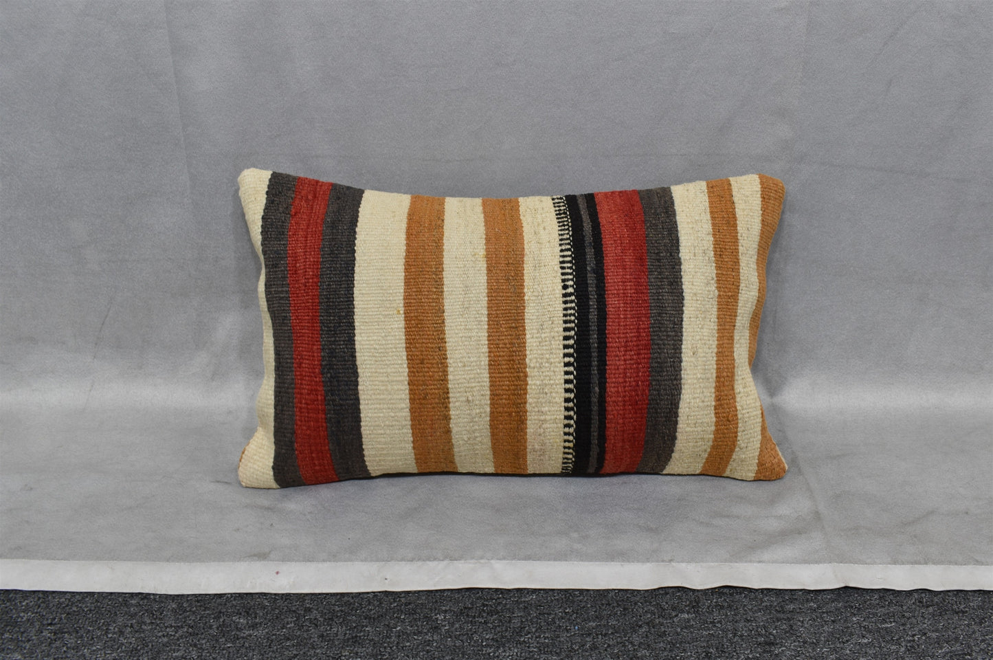 Yeni El Dokuma Dekoratif Lumbar Kilim Kırlent Yastık Kılıfı 6587