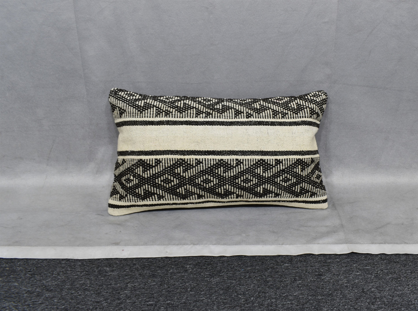 Yeni El Dokuma Dekoratif Lumbar Kilim Kırlent Yastık Kılıfı 6590