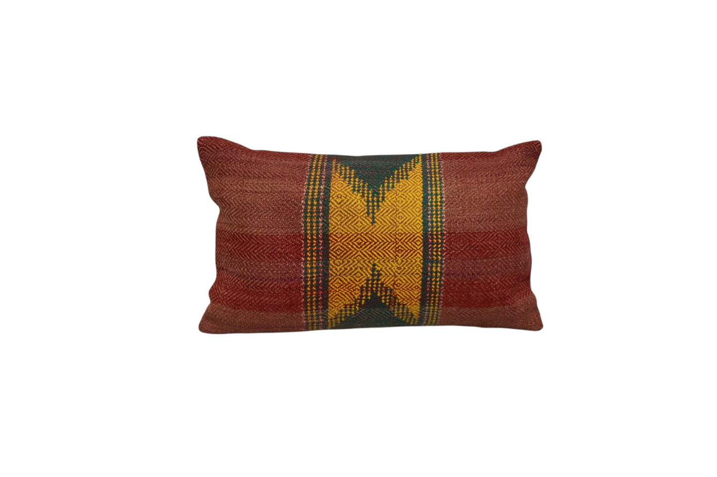 Yeni El Dokuma Dekoratif Lumbar Kilim Kırlent Yastık Kılıfı 6592