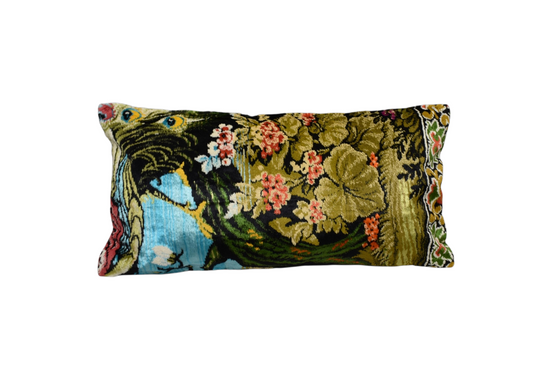 Yeni El Dokuma Dekoratif Lumbar Kilim Kırlent Yastık Kılıfı 6608