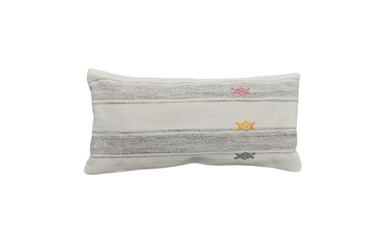 Yeni El Dokuma Dekoratif Lumbar Kilim Kırlent Yastık Kılıfı 6619