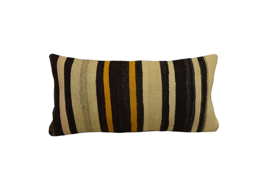 Yeni El Dokuma Dekoratif Lumbar Kilim Kırlent Yastık Kılıfı 6621