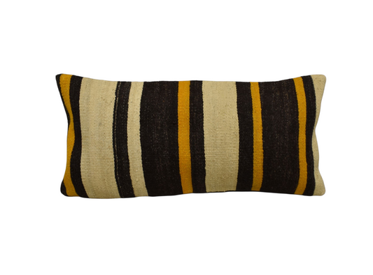 Yeni El Dokuma Dekoratif Lumbar Kilim Kırlent Yastık Kılıfı 6627