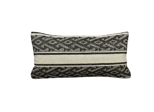 Yeni El Dokuma Dekoratif Lumbar Kilim Kırlent Yastık Kılıfı 6630