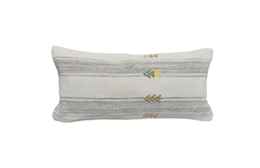 Yeni El Dokuma Dekoratif Lumbar Kilim Kırlent Yastık Kılıfı 6641