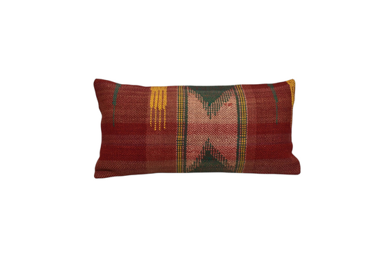 Yeni El Dokuma Dekoratif Lumbar Kilim Kırlent Yastık Kılıfı 6644
