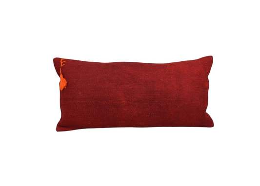 Yeni El Dokuma Dekoratif Lumbar Kilim Kırlent Yastık Kılıfı 6646