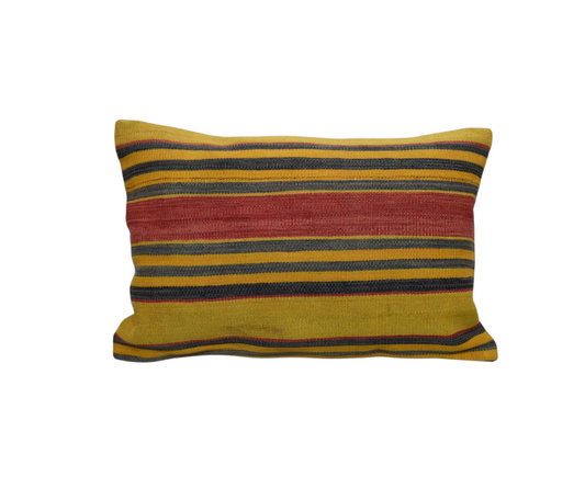 Yeni El Dokuma Dekoratif Kilim Kırlent Yastık Kılıfı 6661